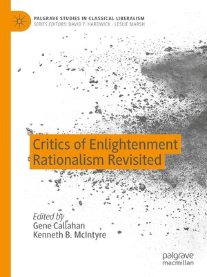 cover image of Critics of Enlightenment Rationalism Revisited